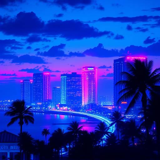 Album art for 'Miami Nights' by DJ Electro